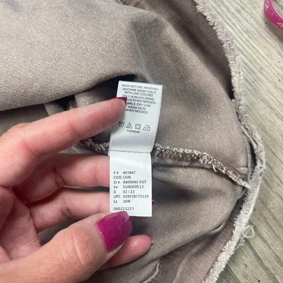 LOGO Lori Goldstein Enzyme Wash Stretch Twill Jacket 26W - Picture 9 of 9